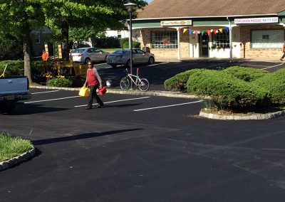Asphalt Paving Parking Lot After