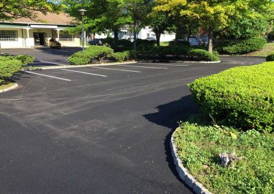 Asphalt Paving Parking Lot After