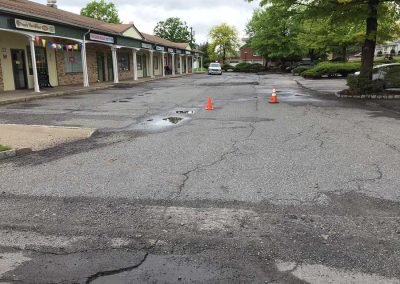 Asphalt Paving Parking Lot Before