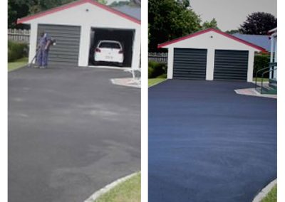Seal Coating - before & after