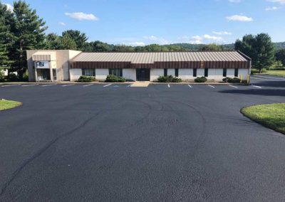 Parking lot paving