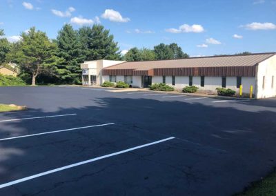 Parking lot paving